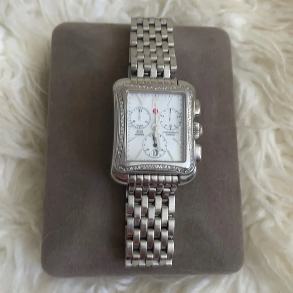 Michele | Accessories | Michele Diamond Watch With New  display picture 2